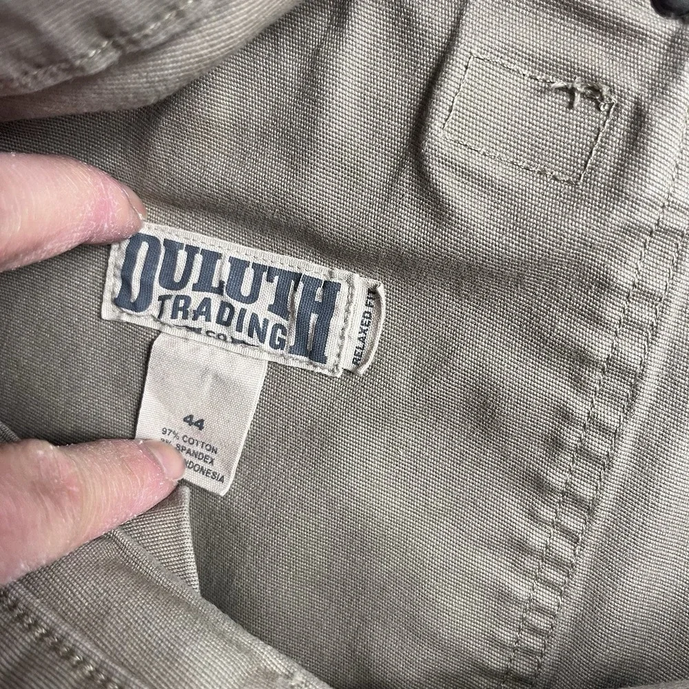 Duluth Trading Cargo Shorts Mens Size 40* Brown Flex Fire‎ Hose Outdoor Hiking
